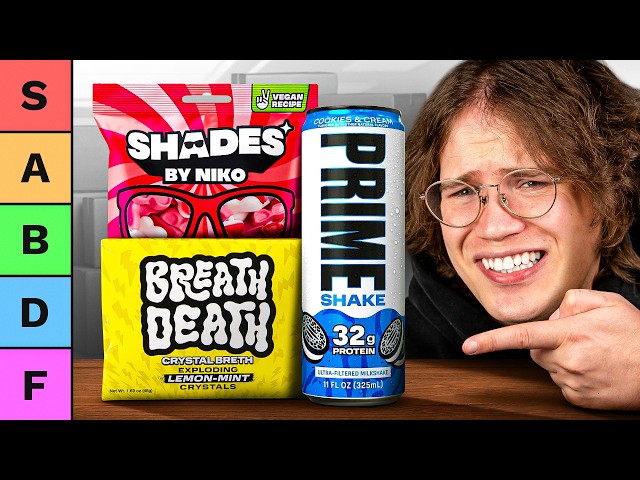 We Tried EVERY NEW YouTuber Product SDDEFAULT Thumbnail