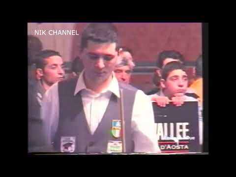 Gustavo Zito vs Riccardo Masini Semifinale 4^Prova Biliardo 2001 Nocera