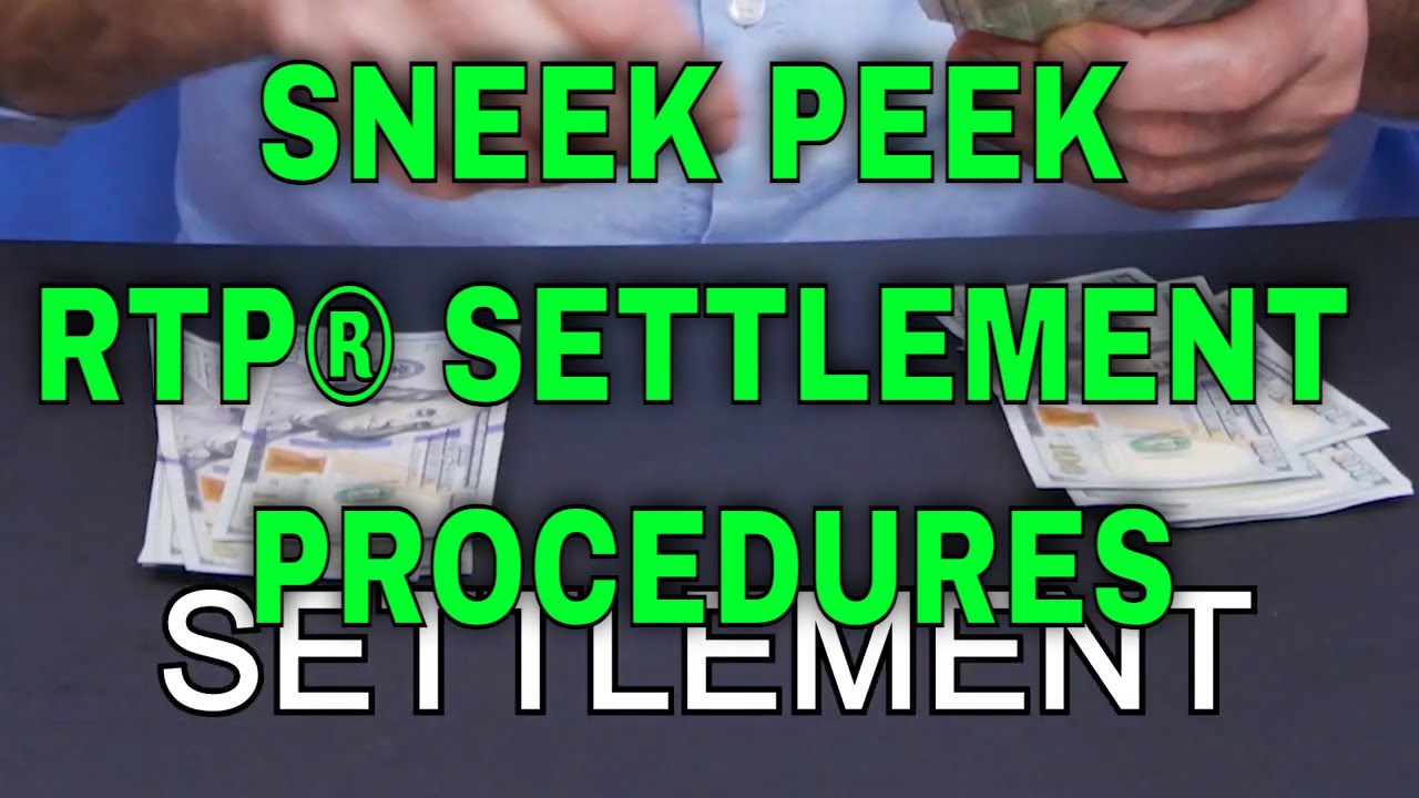 How does Settlement work in the RTP Network?