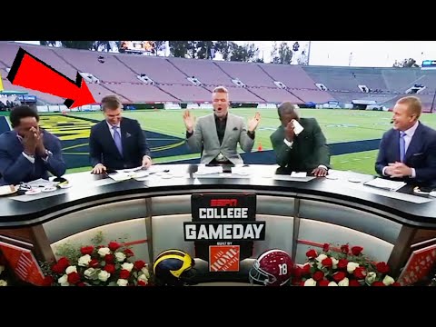 ESPN Rose Bowl Coverage Turns VERY Awkward VERY Quick