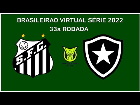 Brasileirao virtual série A 2022 / 33a rodada