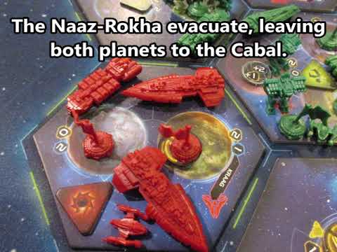 TI4 Prophecy of Kings 3-Player Battle Report 1: Cabal, Naaz-Rokha, Argent Flight