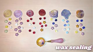 Satisfying Sealing Wax Stamp ASMR 💌 Stationery Haul ft. pvovp