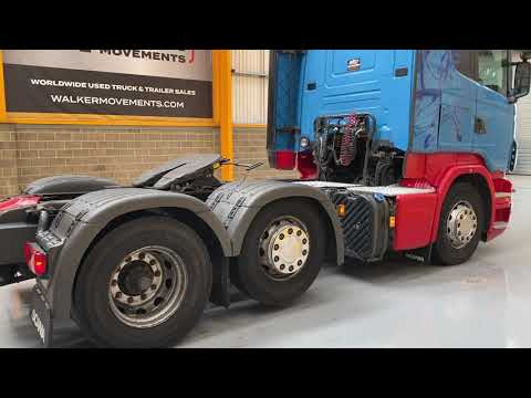 New In Stocklist For Sale: SCANIA R440 SCR TOPLINE EURO 5 6X2 TRACTOR UNIT - 2012 - KX62 CVT