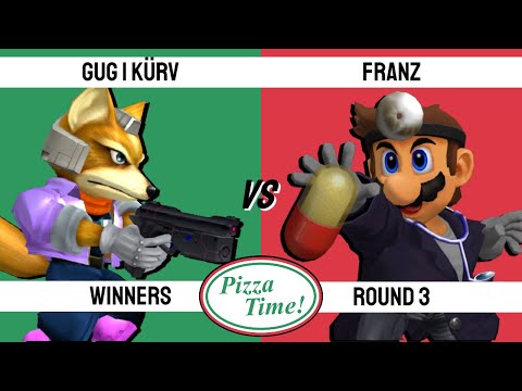 Super Pizza Time! - GUG | Kürv (Fox) vs. Franz (Dr. Mario) - SSBM - Winners Round 3