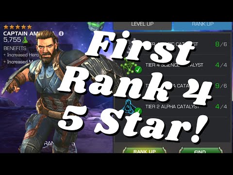 5 Star Captain America (Infinity War) to Rank 4! | Marvel Contest of Champions