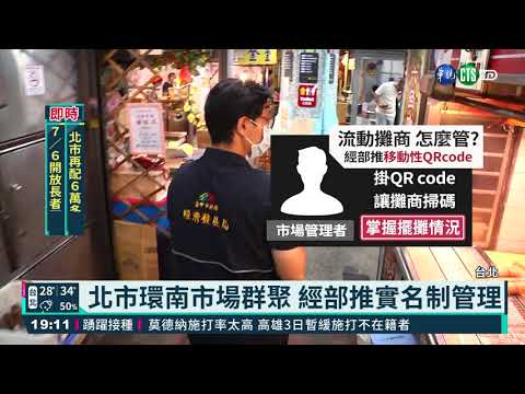 經部推QRcode管制 台中攤商:仍在觀望