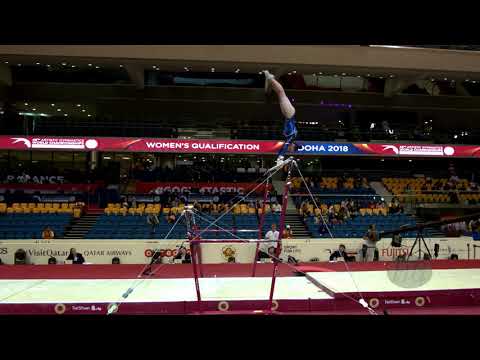 RAJCIC Aleksandra (SRB) - 2018 Artistic Worlds, Doha (QAT) - Qualifications Uneven Bars