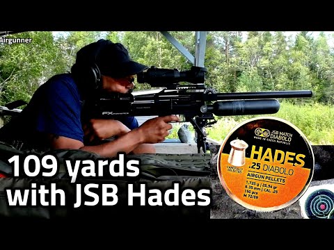 FX Maverick Sniper .25 & JSB Hades at the Rifle Range