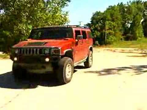 Schwarzenegger tests Hummer H2