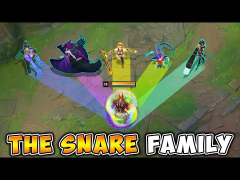 WE CREATED THE ENTIRE SNARE FAMILY! (5 SNARES, 15 SECONDS OF CC, HILARIOUS)