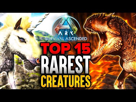15 RAREST CREATURES in Ark Survival - Have You Tamed Them All?