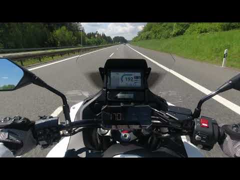 Honda NT1100 DCT (2022): Top Speed (GPS) + Acceleration 100 - 200 km/h + 150 - 200 km/h Autobahn