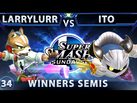 SSS 34 - #THE FAD Larry Lurr (Fox) Vs. Ito (Meta Knight) SSB4 Winners Semis - Sm4sh Wii U - Smash 4