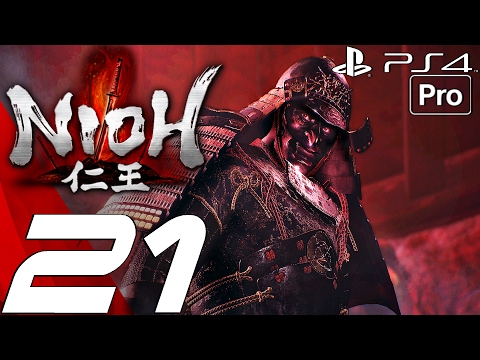Nioh - Gameplay Walkthrough Part 21 - The Dark Samurai Boss Fight (PS4 PRO)