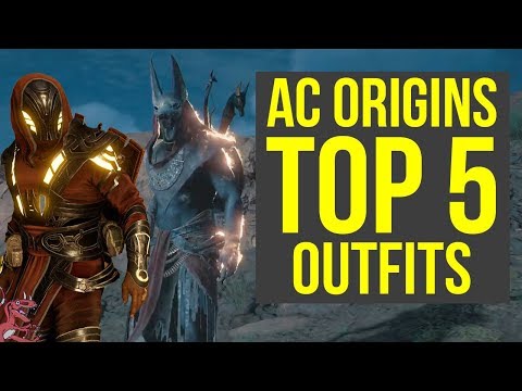 Assassin's Creed Origins All Outfits TOP 5 - MOST AMAZING ARMOR (AC Origins) Video