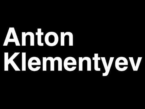 How to Pronounce Anton Klementyev New York Islanders NHL Hockey Player Runforthecube
