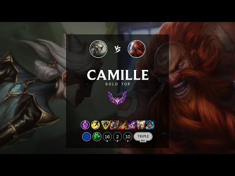 Camille Top vs Gragas - EUW Master Patch 12.15