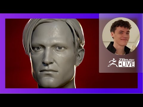 Organic Character & Creature Sculpting: Robert Pattinson The Batman  - Luc Tschopp - ZBrush 2022