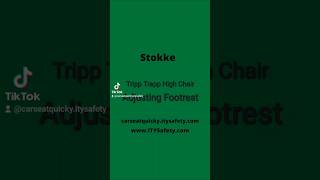 Stokke Tripp Trapp, Adjusting the Footrest