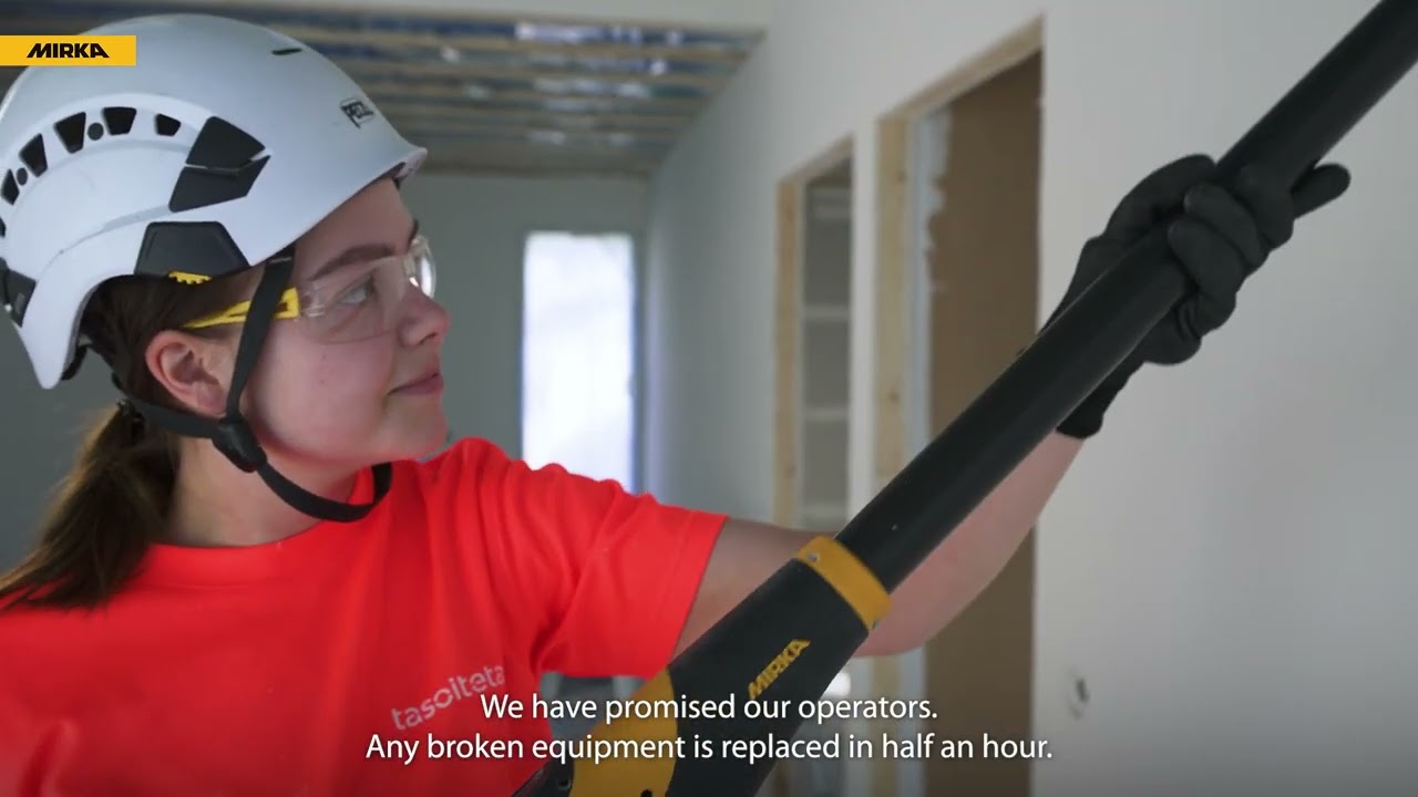 Achieving customers satisfaction - Tasoitetalo's perfectly finished surfaces with Mirka