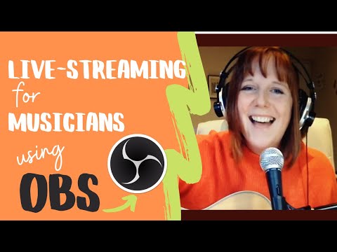 How to do livestreaming for musicians using OBS BEST AUDIO OPTION!