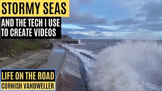 Drone’s eye view of turbulent seas, and what cameras I use