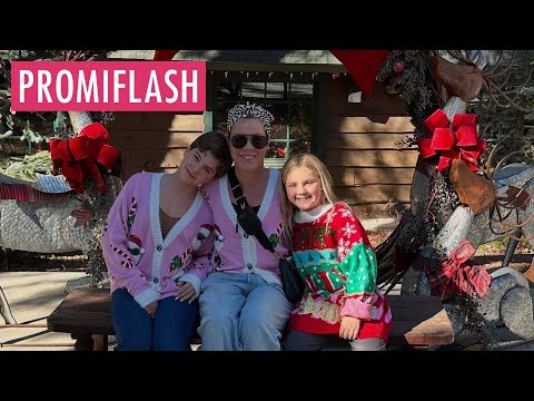 Video Thumbnail: Pink und ihre Kinder besuchen weihnachtlichen Freizeitpark