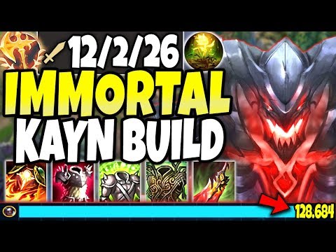 *NEW META* IMMORTAL KAYN SUSTAIN GOD TOP BUILD! Best Kayn Season 10 Build! LoL TOP Kayn s10 Gameplay