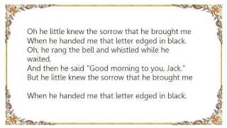 Hank Snow - The Letter Edged in Black Lyrics