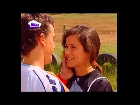 Simão e Ana Luisa beijo na pista