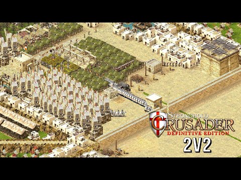 2v2 Multiplayer Classic RTS Battle — Stronghold Crusader: Definitive Edition