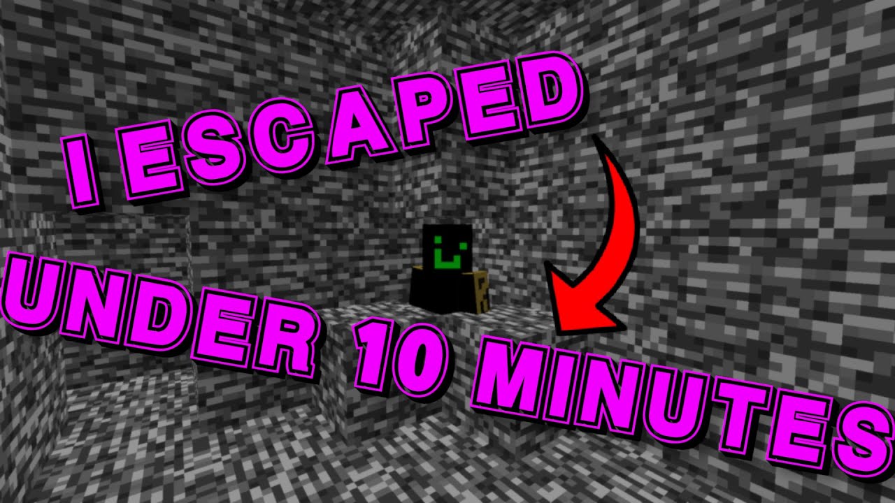 I Escaped A Minecraft Bedrock Prison IN UNDER 10 MINUTES!! | (SEND ME MAPS)