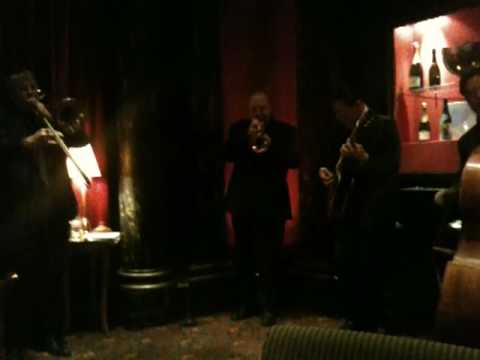 vendredis jazz au bar le defender de l'hotel du louvre P.Artero J.Edwards S.Mandacé S.Girardot