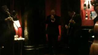 vendredis jazz au bar le defender de l'hotel du louvre P.Artero J.Edwards S.Mandacé S.Girardot