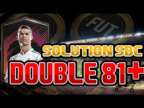 FUT 18 / SOLUTION DU SBC PACK 2 JOUEURS OR RARES 81+ GARANTIE
