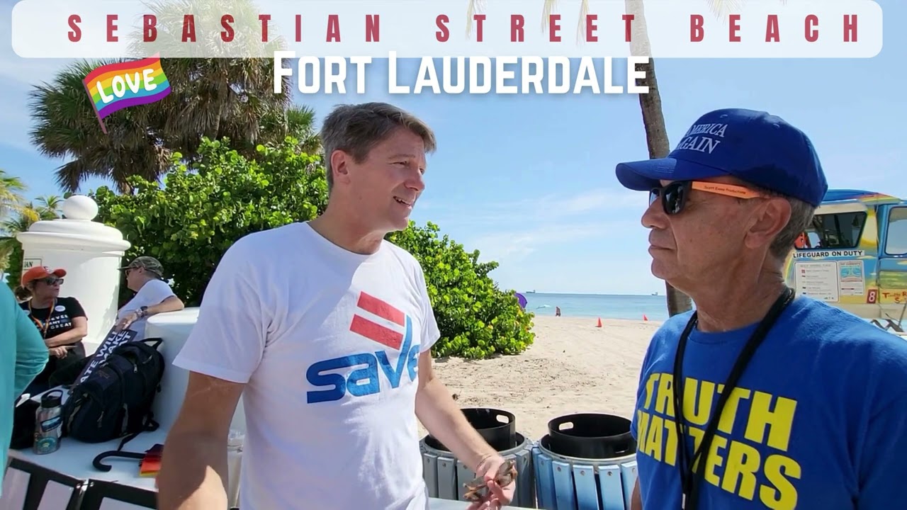 SAVE South Florida LGBTQ Joins Truth Matters at Sebastian Beach in Fort Lauderdale