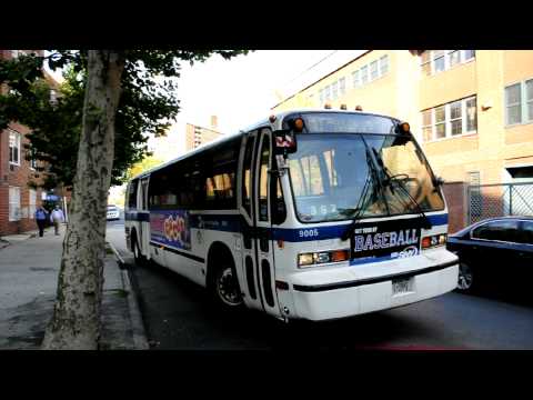 MTA NYCT NovaRTS #9005 NIS on 57th Avenue in Queens.