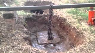 How to Remove Concrete Septic Tank Lid