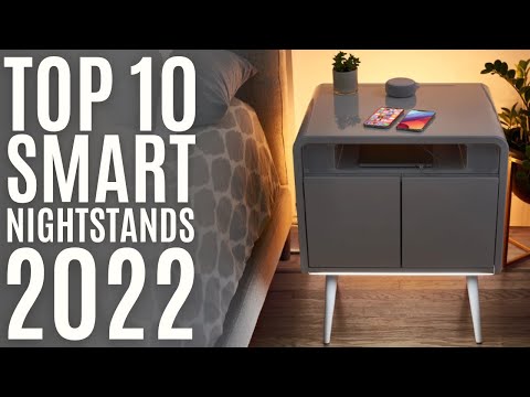 Top 10: Best Smart Nightstands of 2022 / Multifunctional Bedside Table with Charging Station