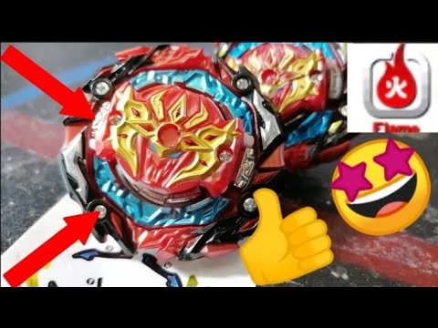 FLAME BRAND ASTRAL SPRIGGAN UNBOXING AND TEST FLAME VS TAKARATOMY BEYBLADE BURST DYNAMITE BATTLE