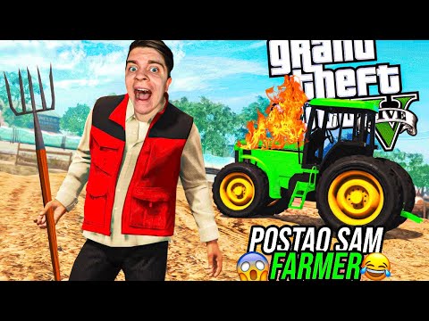 POSTAO SAM FARMER U GTA 5😱😂 *zapalio traktor*
