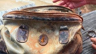 РЫБАКИ ДОСТАЮТ ИЗ ВОДЫ СТАРУЮ СУМКУ – УВИДЕВ ЕЁ СОДЕРЖИМОЕ, ОНИ СТОЛБЕНЕЮТ!