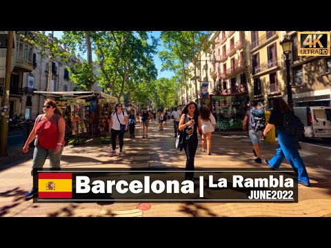 Barcelona | La Rambla | centro da cidade | Espanha | junho de 2022