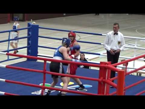 Boxen: Cansu Cak - Anika Schuster (Int. Frauenboxturnier #27)