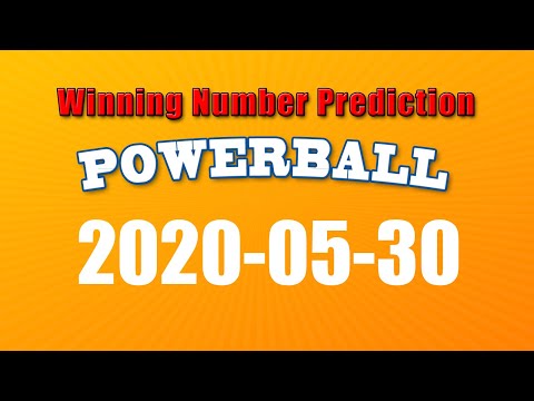 Winning numbers prediction for 2020-05-30|U.S. Powerball