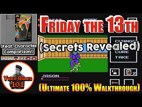 Friday the 13th NES Walkthrough | 100% Guide | Video Games 101
