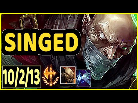 SINGED VS GANGPLANK - 10/2/13 KDA TOP GAMEPLAY
