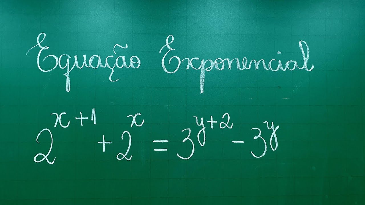 EQUAÇÃO EXPONENCIAL - Professora Angela Matemática