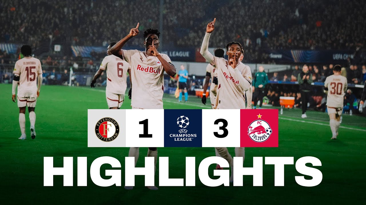 Feyenoord vs Red Bull Salzburg Highlights